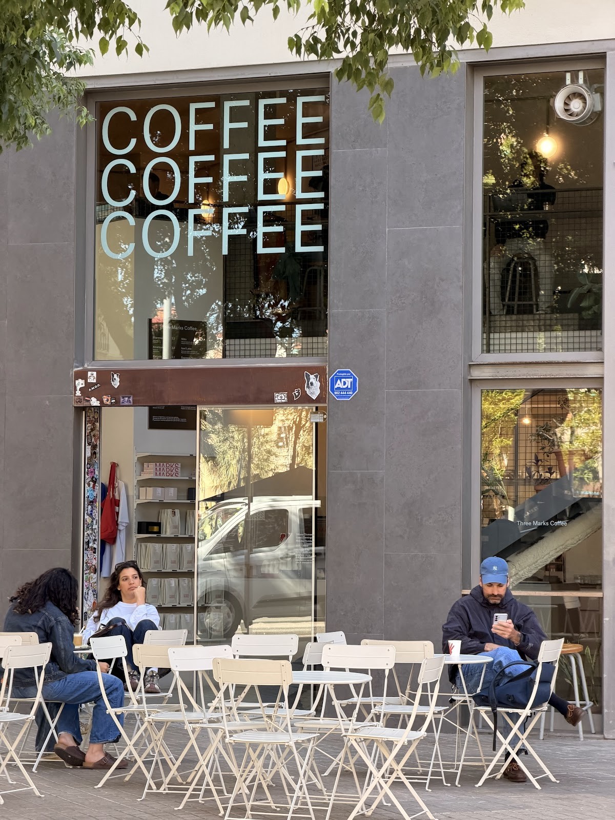 Three Marks Coffee: the place
