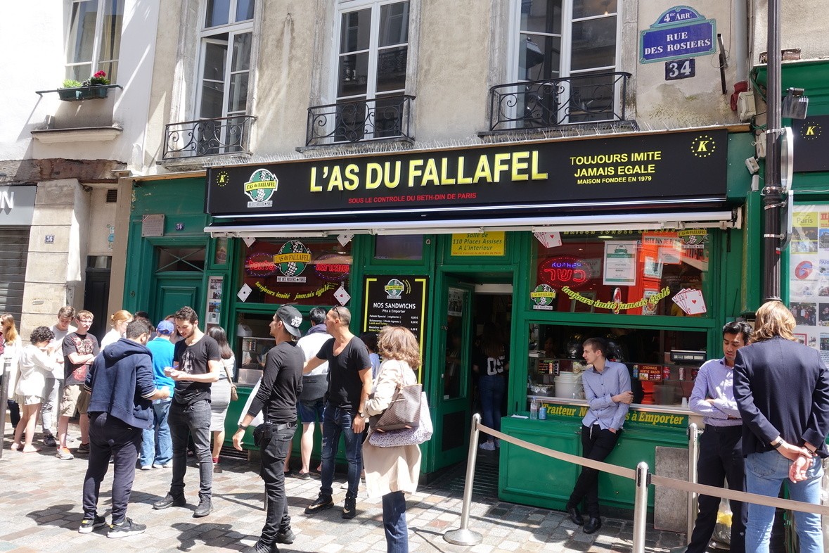 L'As du Fallafel: the place