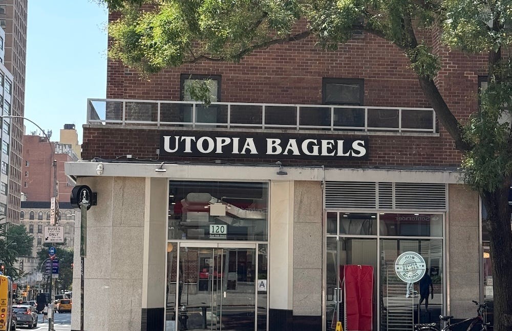 Utopia Bagels: the place