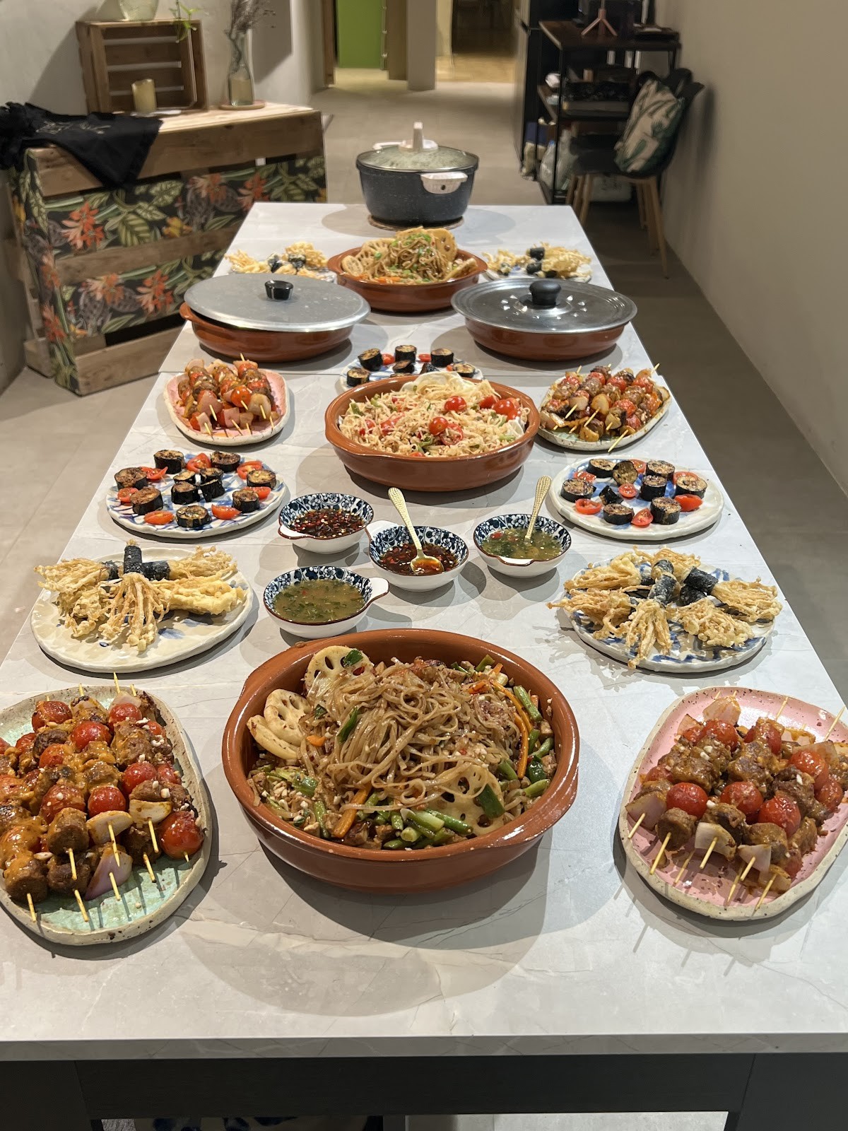In Bloom cooking school: food & drinks