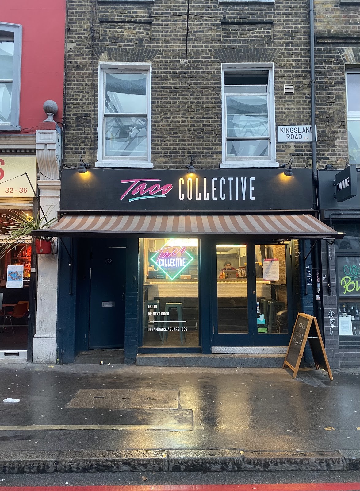Taco Collective HQ Shoreditch: the place