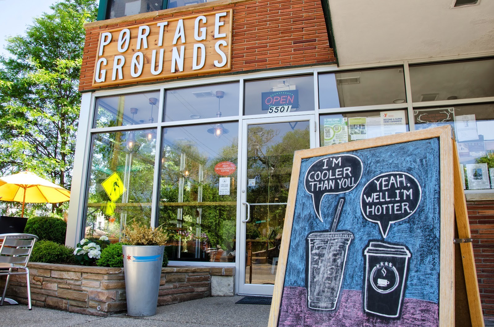 Portage Grounds: the place