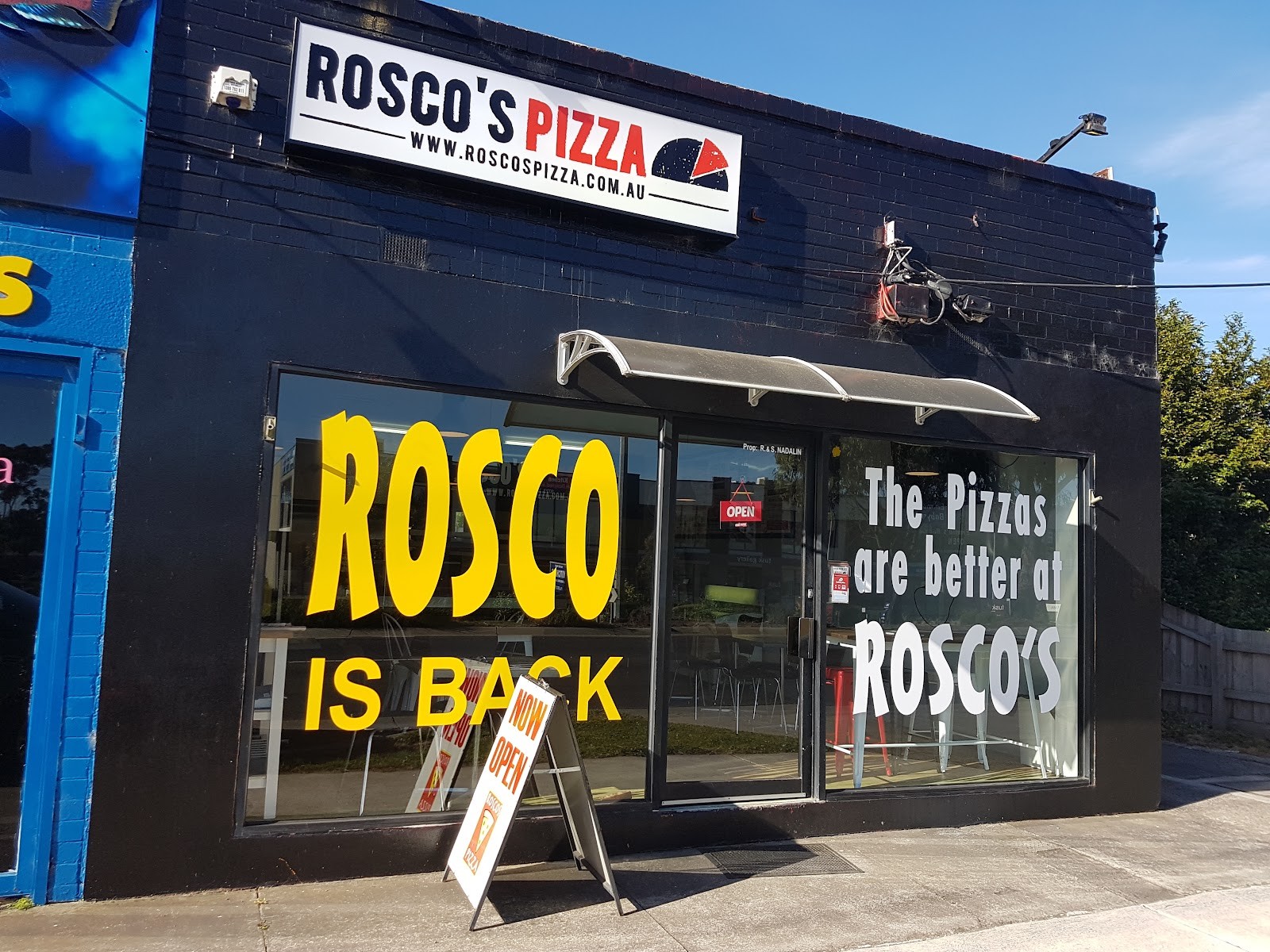 Rosco's Pizza: the place