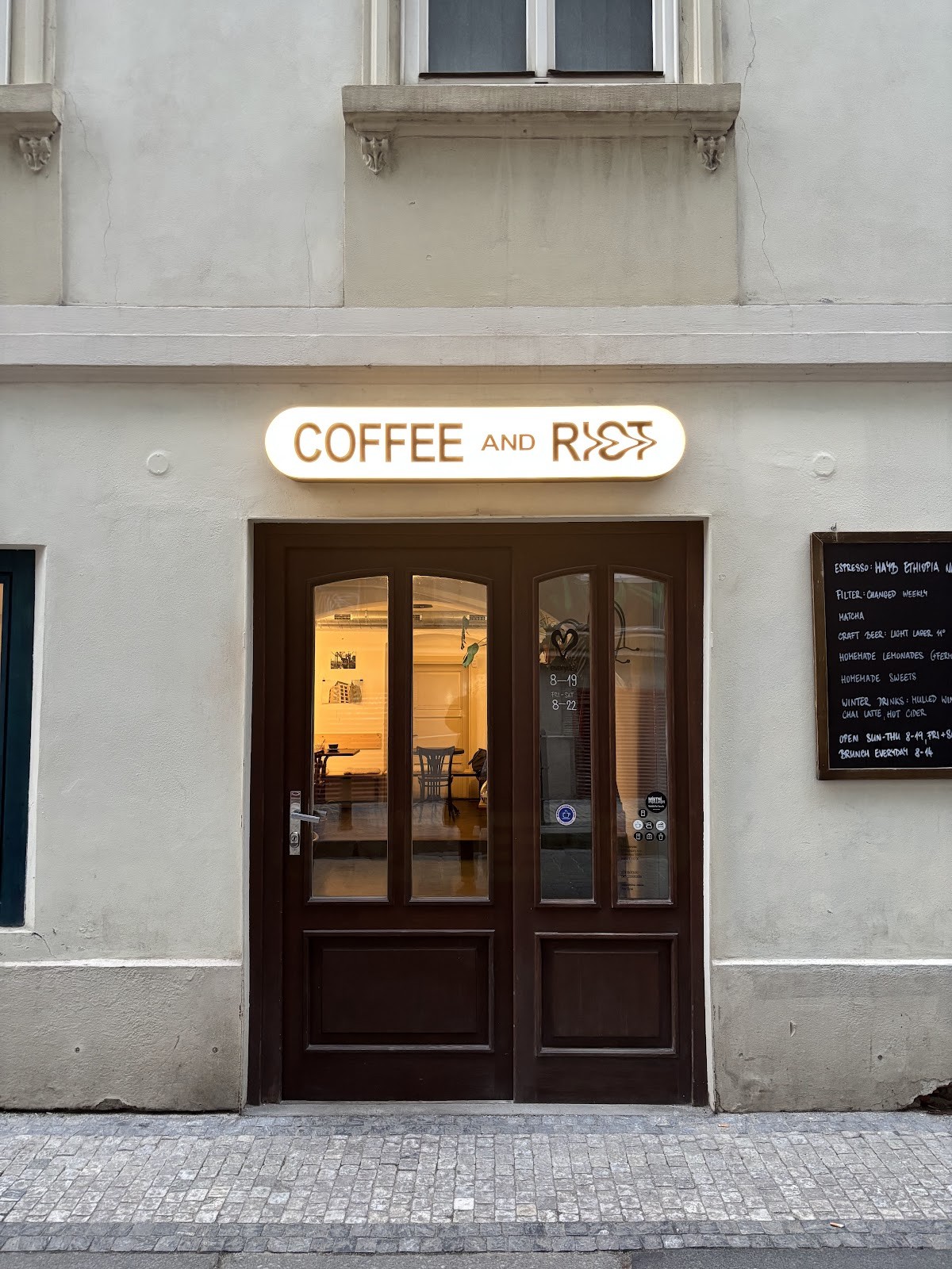 Coffee and Riot: the place