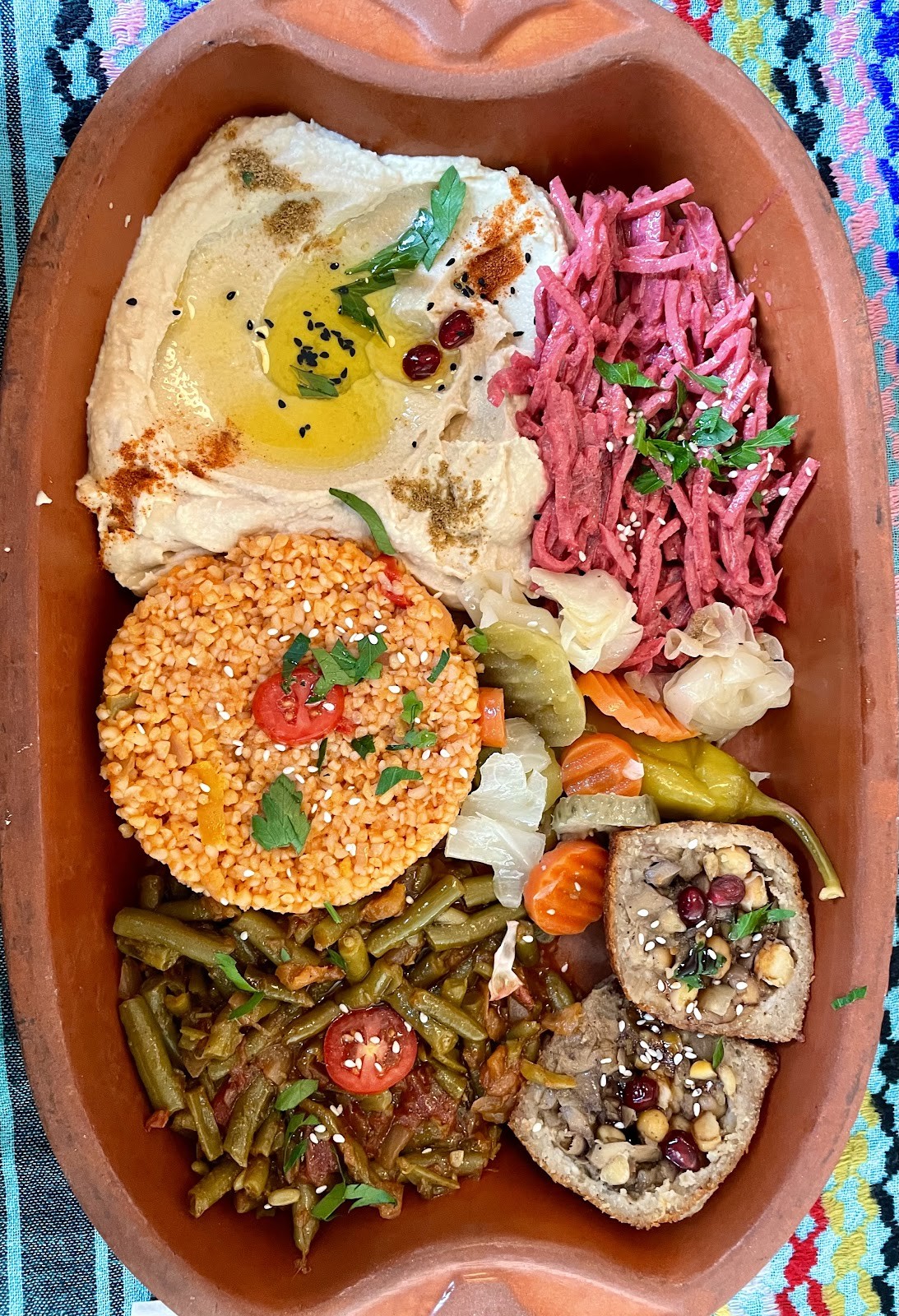 Olivegan: food & drinks