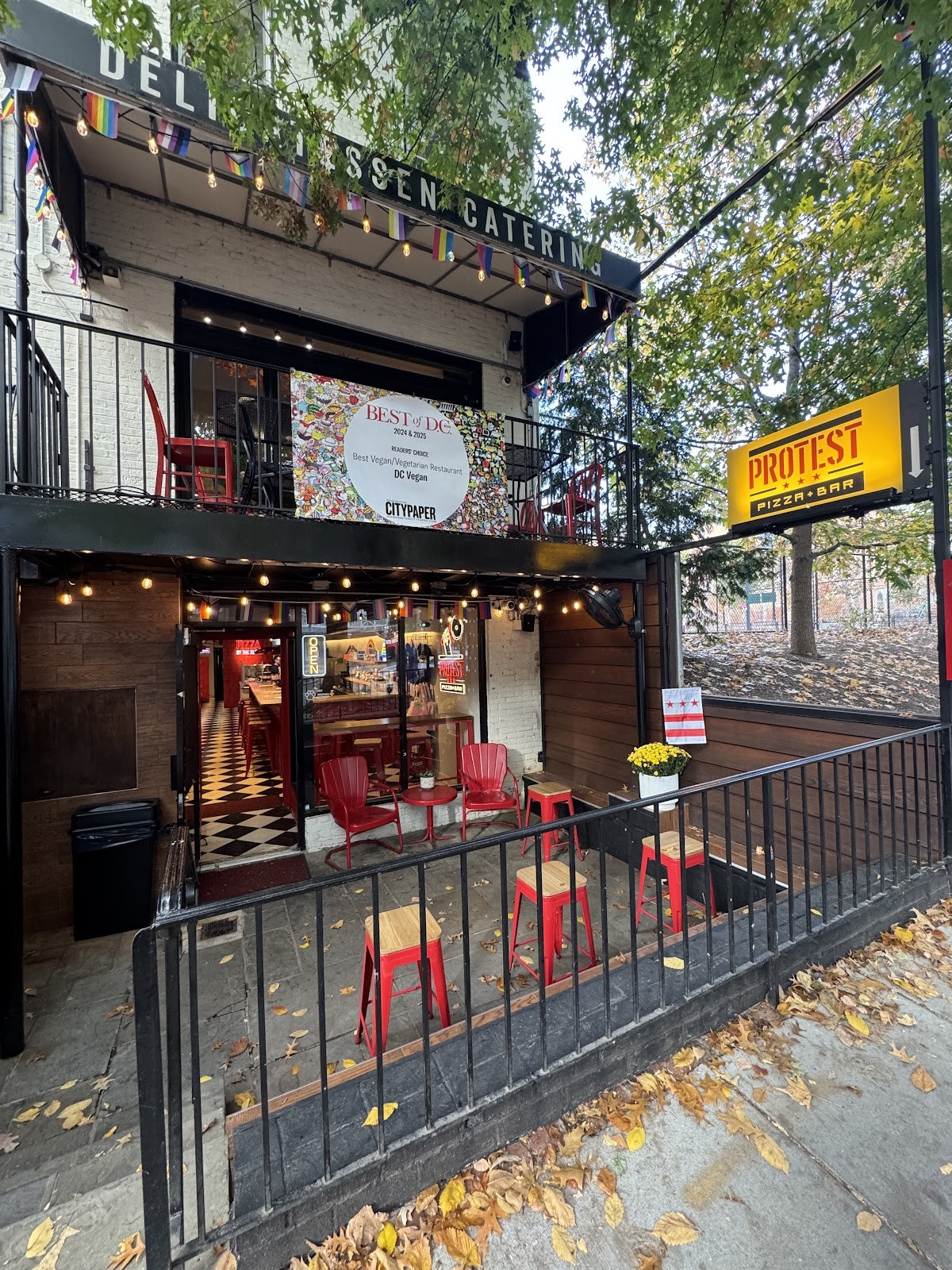 Protest Pizza + Bar: the place