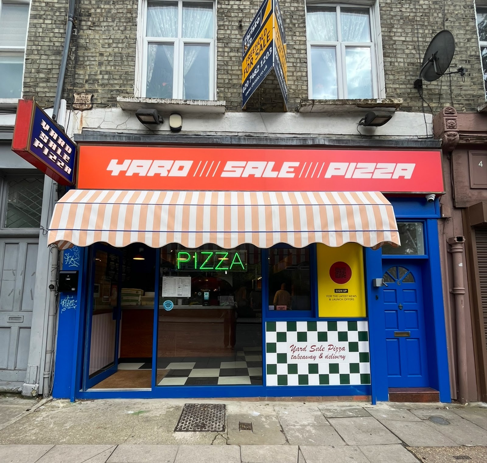 Yard Sale Pizza: the place