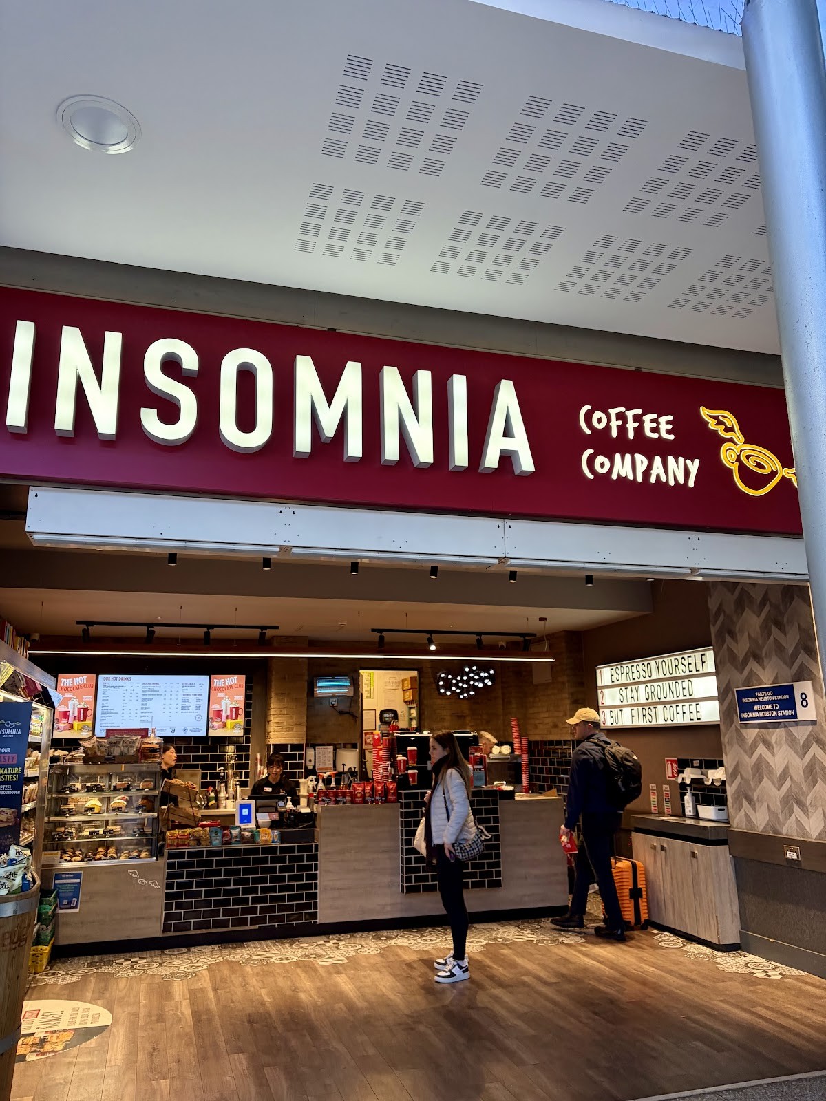 Insomnia Coffee Company - Heuston Station: the place