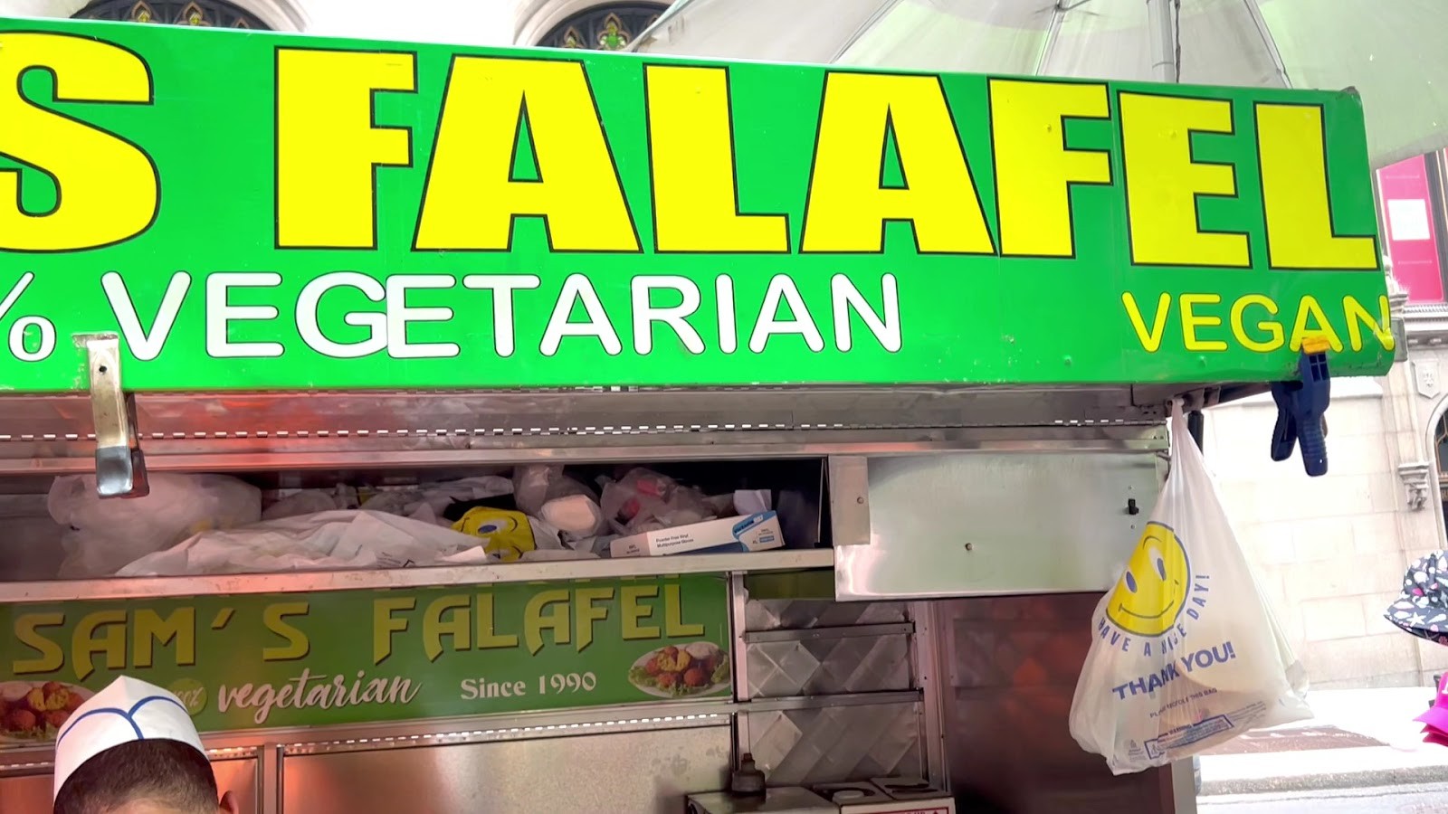 Sam's Falafel Stand: the place