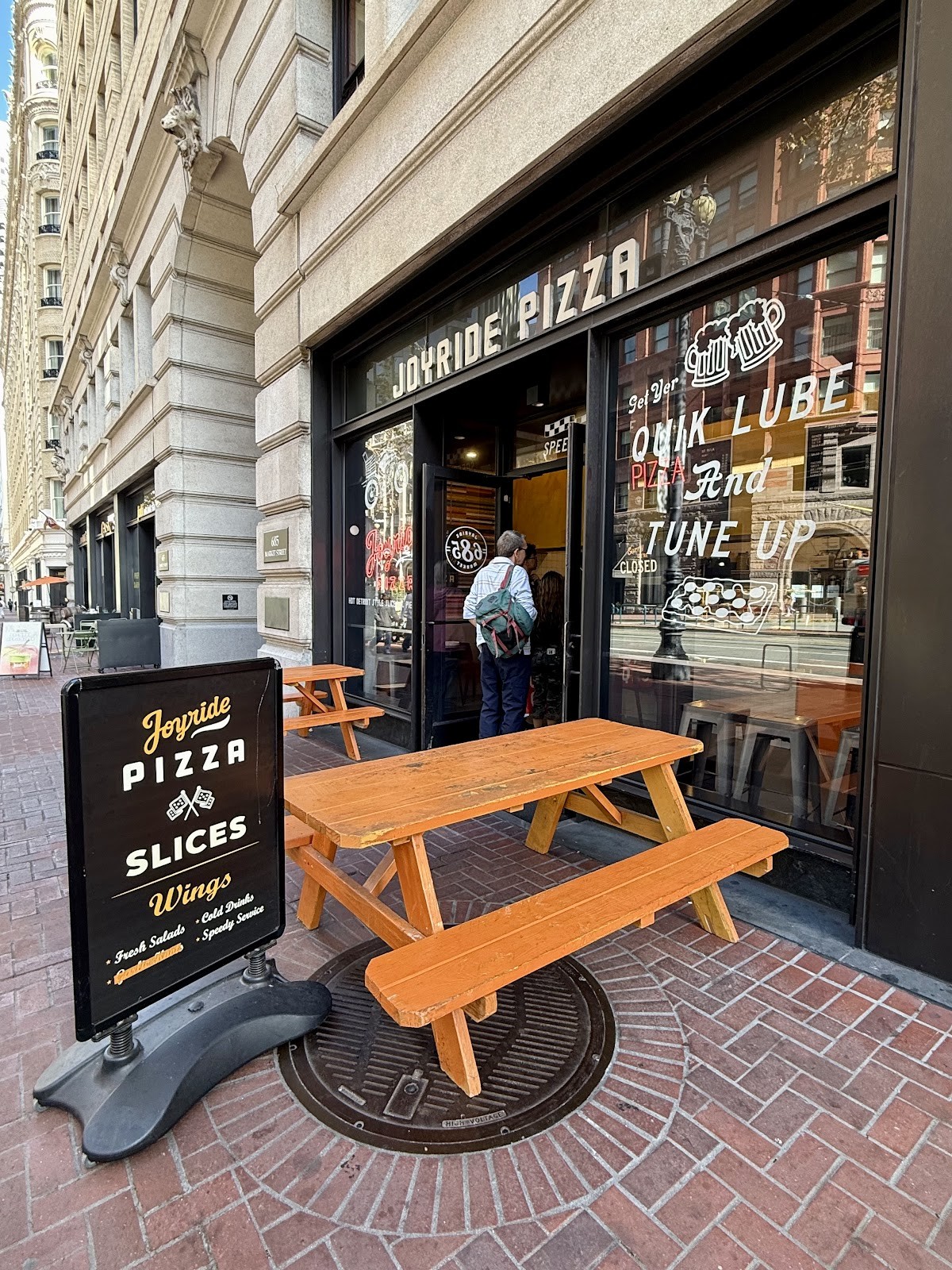 Joyride Pizza, Market St: the place