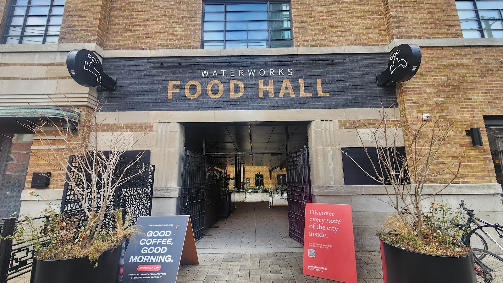 Waterworks Food Hall: the place
