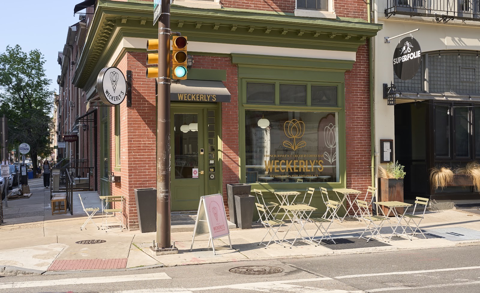 Weckerly's Ice Cream & Coffee: the place