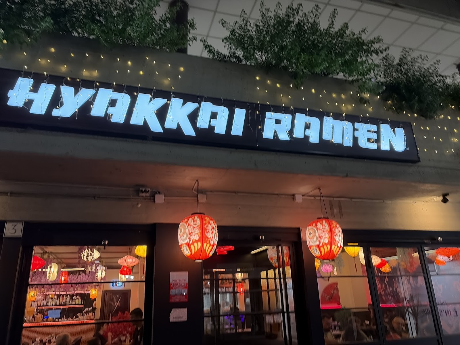 Hyakkai Ramen: the place