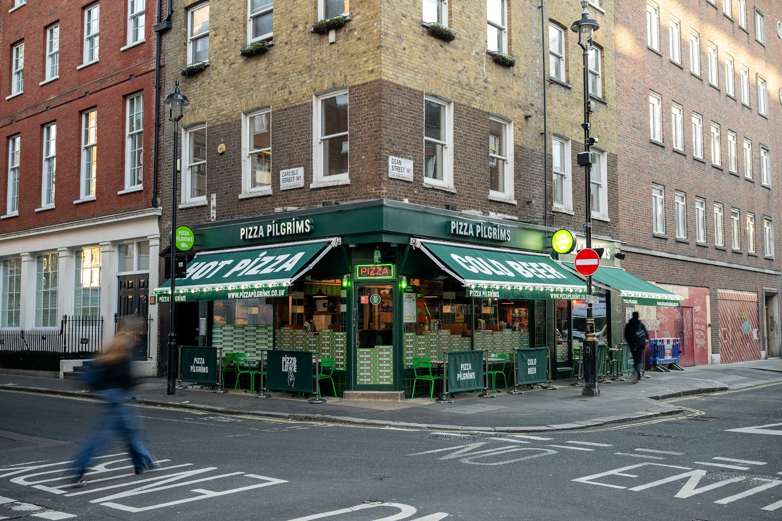 Pizza Pilgrims Soho: the place