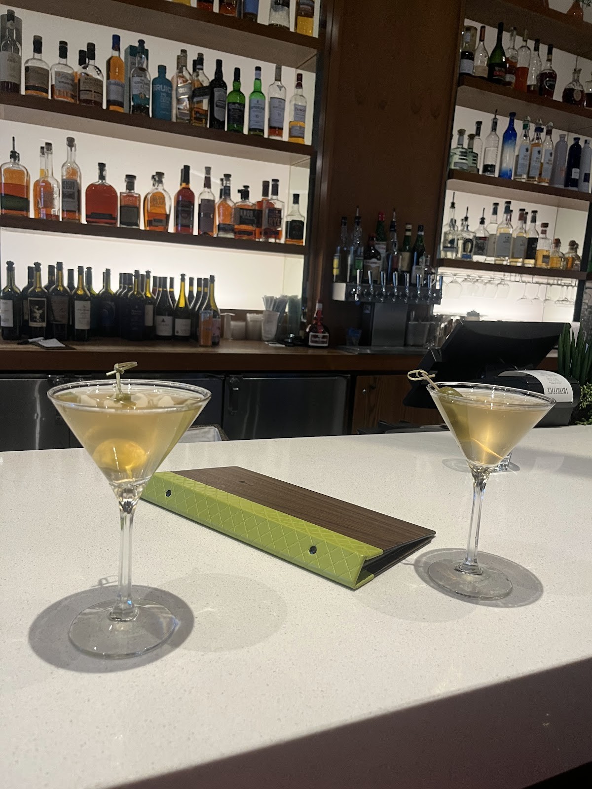 The Corner Office Restaurant + Martini Bar: the place