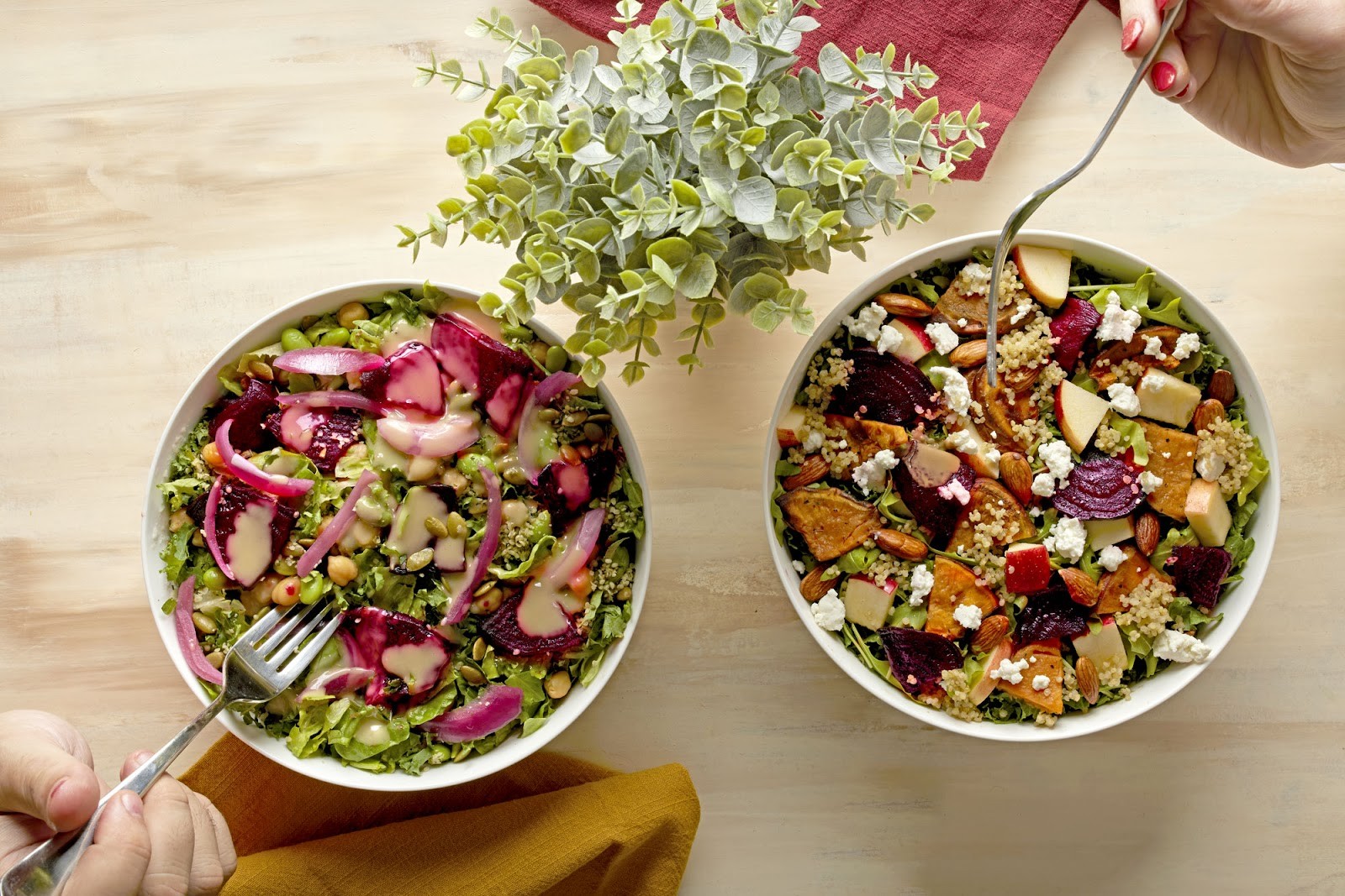Just Salad: food & drinks