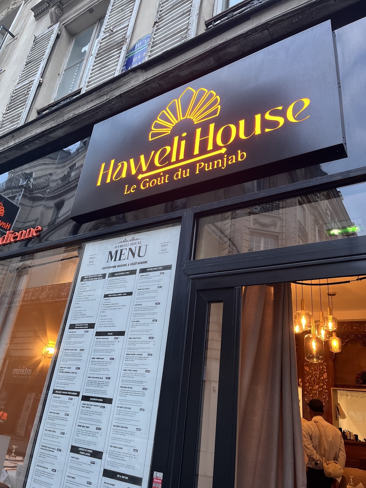 Haweli House Restaurant Indien 100% Végétarien: the place