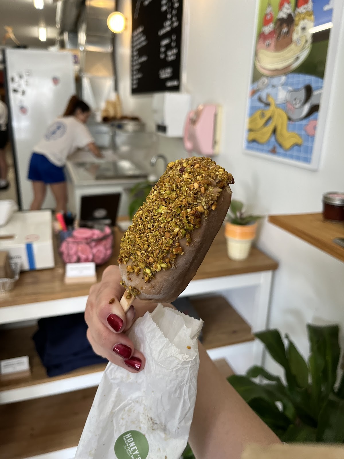 Honey’s Ice Cream: food & drinks
